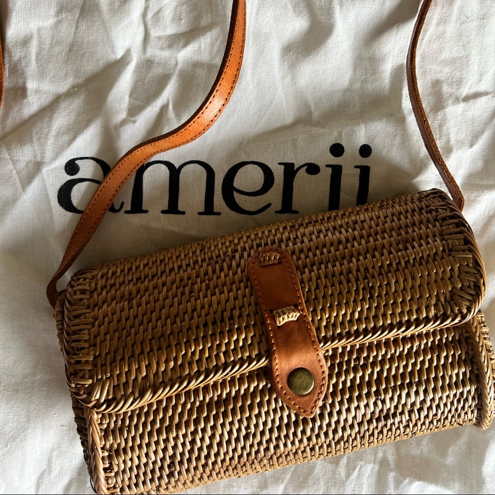 Amerii handmade rattan purse (made in Bali) NEW